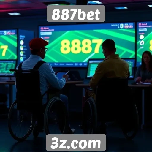 Acessibilidade e interface do site de jogos 887bet