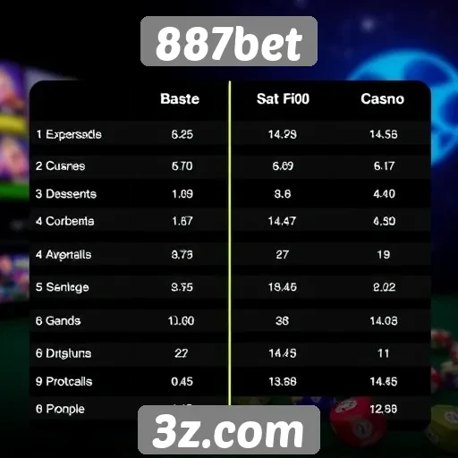 Comparativo entre 887bet e concorrentes